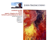 Tablet Screenshot of johnbaldacchino.com